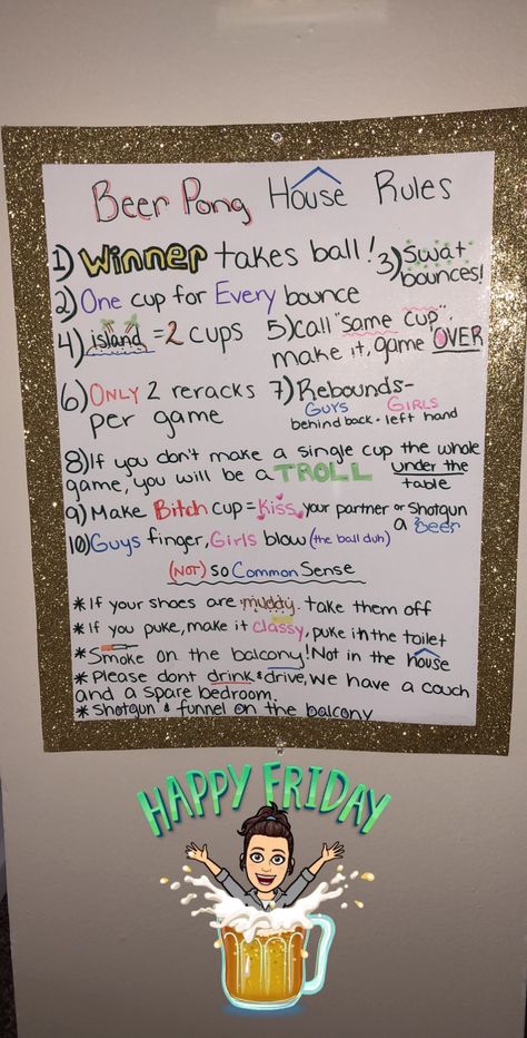 Beer Pong House Rules, Beer Pong Rules Poster, Pong House Rules, Beer Pong Rules, Pong Tournament, Beer Pong Tournament, Custom Beer Pong Tables, Rumspringa, Beer Olympics