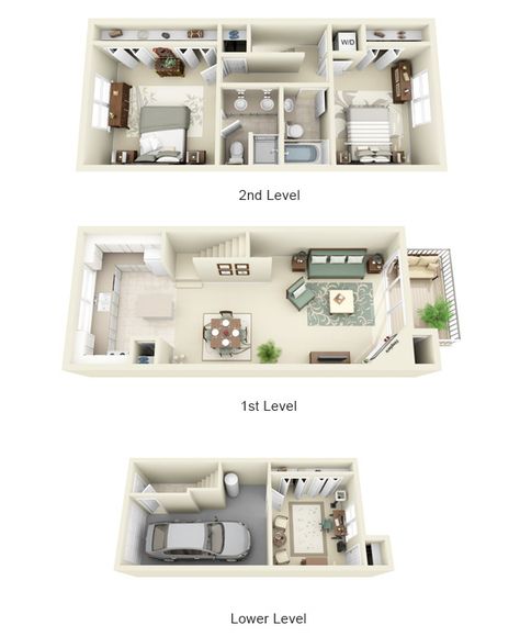 Tapestry two bedroom two bath Apartment 2 Floor, Apartment Layout 3bedroom, Floor Planning, Pool House Designs, Bathroom Apartment, 3d House Plans, Apartment Floor Plans, Architectural Floor Plans, Sims House Plans