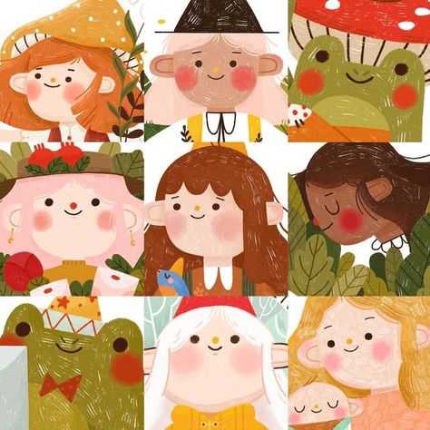 Illustration Art People, Kids Illustration Character, Children Illustration Art, Challenge Illustration, Children’s Book Illustration Simple, Button Illustration, Faces Illustration, Kids Stories Illustration, Adventure Illustration