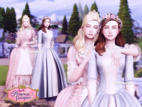 Sims 4 Cc Maxis Match Snow White, Sims 4 Cc Barbie Princess, Sims 4 Disney Princess Cc, Barbie Sims 4 Cc, Sims 4 Princess Cc, Sims Barbie, Sims 4 Barbie Cc, Sims Medieval, Sims 4 Challenges