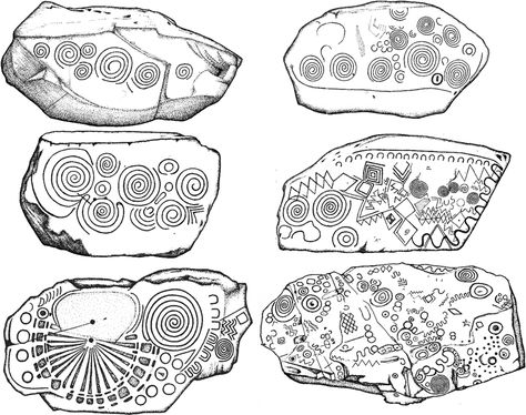 The 'Meaning' of Symbols - Motifs & the Human Nervous System Neolithic Art, Human Nervous System, Ancient Ireland, Symbol Tattoo, Geometric Symbols, Prehistoric Art, Art Ancien, Have Inspiration, Irish Art