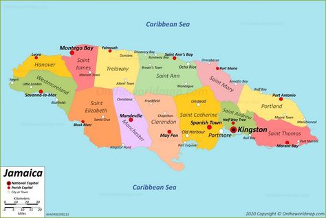 Map Of Jamaica Jamaican Map, Map Of Jamaica, Jamaican Quotes, Jamaica Map, Jamaica Hotels, Ocho Rios Jamaica, Spanish Towns, Saint Ann, North America Map