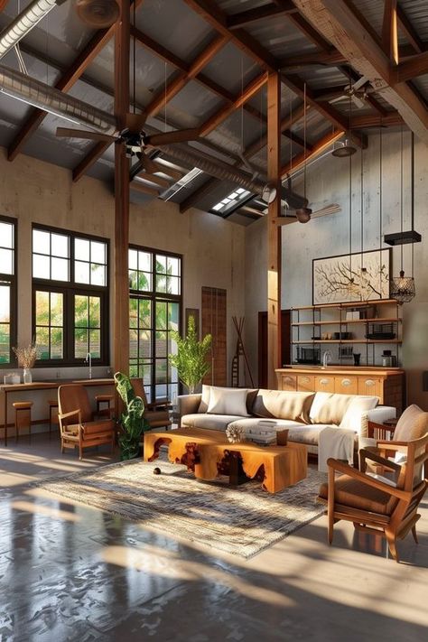 25 Barndominium Ideas - Remodr Inside Barndominium, New House Construction, Build My Own House, Barndominium Interior, Barn House Interior, Metal House Plans, House Plan With Loft, Modern Rustic Farmhouse, Sunroom Decorating