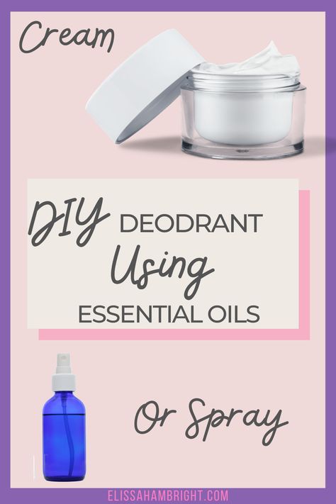 Diy Deodorant That Works, Diy Deodorant Stick, Make Your Own Deodorant, Essential Oil Deodorant, Deodorant Recipes, Diy Essential Oil Recipes, Diy Deodorant, Homemade Deodorant, Diy Sprays