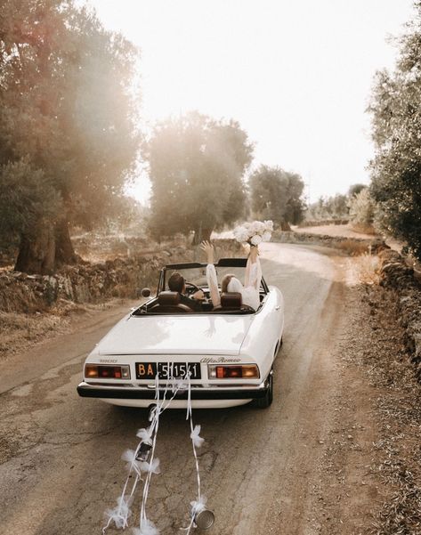 Dream Wedding in Puglia - The Asia Collective's Co-founder said 'I DO' Wedding Getaway Car, Wedding Getaway, Getaway Car, Modern Romance, Whimsical Wedding, Italian Wedding, Wedding Photography Inspiration, Italy Wedding, Wedding Humor