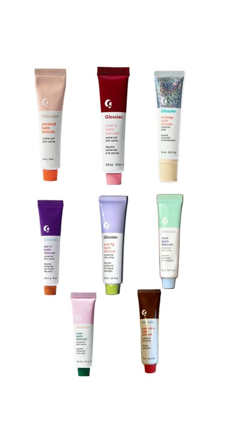 Glossier Balm, Glossier Balm Dotcom, Swiss Miss, Balm Dotcom, Lip Butter, Coconut Butter, Christmas Wishlist, Makeup Skin Care, Skin Makeup