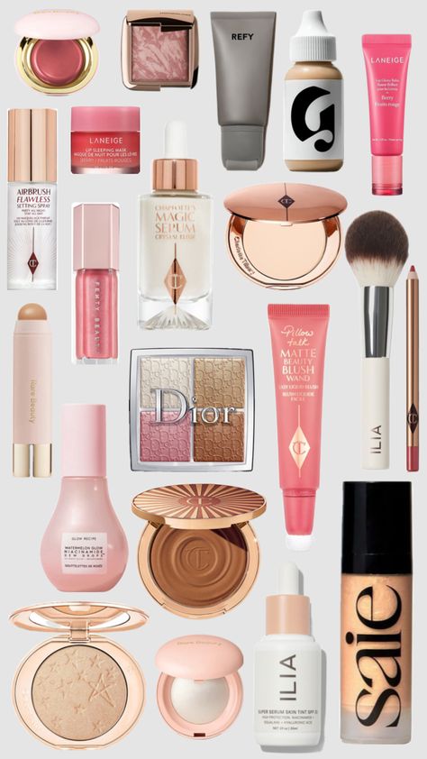 #myfirstshuffle #makeup #inspo #aesthetic #beauty #skincare #summer #makeupinspo #pink #white #gold #pretty Makeup Inspo Aesthetic, Fun Beauty Products, Skincare Summer, Preppy Makeup, Makeup Bag Essentials, Sephora Skin Care, Makeup Is Life, Makeup Needs, Makeup To Buy