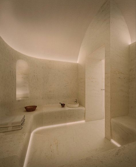 Moroccan Bath, Home Spa Room, Wellness Room, Sauna Benefits, Wabi Sabi Interior, Spa Interior Design, Sauna Design, Spa Interior, Beauty Salon Interior