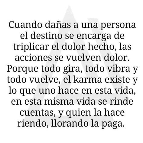 Frases Karma, Spanish Quotes Love, Negative People Quotes, Karma Frases, Hugs And Kisses Quotes, Spanglish Quotes, Cute Spanish Quotes, Love Quotes Photos, Good Day Quotes