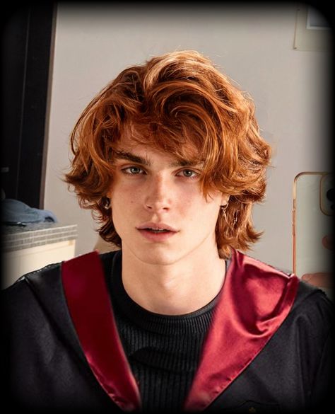 Garreth Weasley, Hairstyles Ginger, Mens Wig, Ginger Hair Men, Red Hair Men, Wig Wavy, Redhead Men, Ginger Boy, Es Der Clown