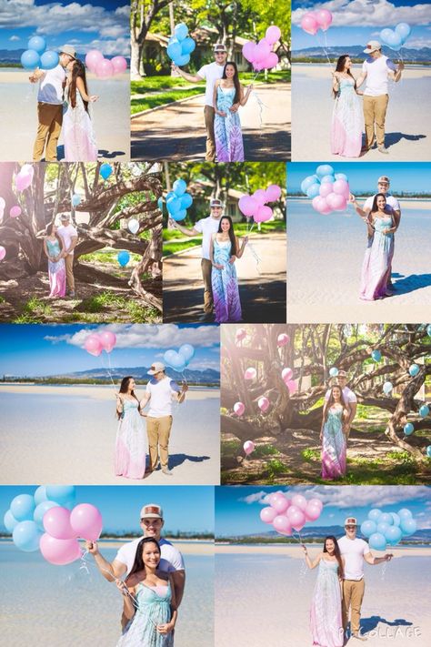 Foto Gender Reveal, Simple Gender Reveal Ideas, Beach Gender Reveal, Gender Reveal Outfit, Gender Reveal Photography, Gender Reveal Outfits, Simple Gender Reveal, Gender Reveal Baby Shower Themes, Baby Gender Reveal Party Decorations