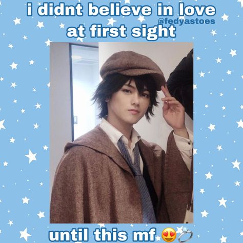 Ranpo Stage Actor, Edogawa Ranpo, Bungou Stray Dogs Characters, Dazai Bungou Stray Dogs, I Believe In Love, Fnaf Comics, Stage Actor, Stage Play, Fandom Funny