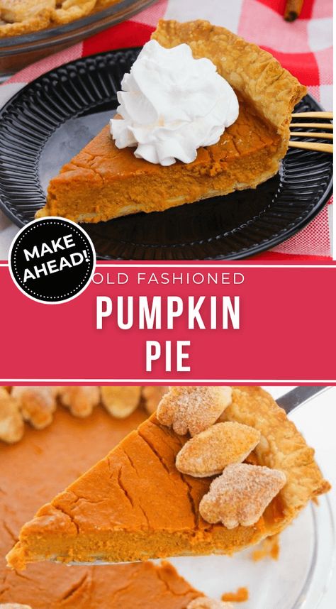 There is truly something special about an old fashioned pumpkin pie. It was a special dessert on your Grandma's table or for special holiday meals. This recipe is spectacular and super easy to make. Creamy, spicy and perfect. Spicy Pumpkin Pie Recipe, Libbys Pumpkin Pie, Classic Pumpkin Pie Recipe, Best Pumpkin Pie Recipe, Dessert Pie Recipes, Best Pumpkin Pie, Pumpkin Pie Recipe, Pumpkin Recipes Dessert, Special Desserts