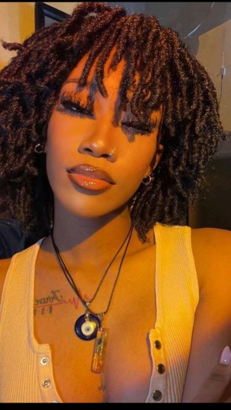 Short Locs, Afro Twist, Short Locs Hairstyles, Locs Hairstyles, Hair Reference, Twist Hairstyles, Afro Hairstyles, Black Girls Hairstyles, Aesthetic Hair