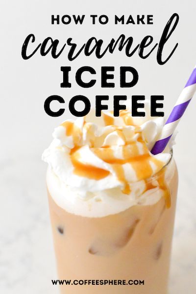 Iced Coffee Recipe Keurig, Ice Coffee Recipes, Caramel Coffee Recipe, Homemade Iced Coffee Recipe, Diy Iced Coffee, Caramel Iced Coffee Recipe, Flavored Coffee Recipes, Caramel Iced Coffee, Coffee Recipe Healthy