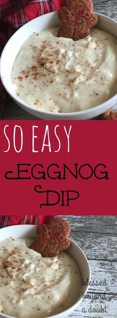 Oh my! This easy eggnog dip is so creamy and tasty. I always get requests for the eggnog cream cheese dip recipe by friends and family. Enjoy! #ad #christmas #recipes Egg Nog Dip, Potluck Treats, Eggnog Dip, Cream Cheese Recipes Dip, Easy Eggnog, Unique Appetizers, Cheese Dip Recipe, Cream Cheese Dip, Delicious Dips Recipes