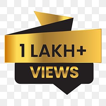 1 Lakh Views Logo, 100k Views Logo, 100k Png, 100k Followers Instagram, Youtube 100k, Celebration Background Design, Youtube Celebration, Png Youtube, Thumbnail Png