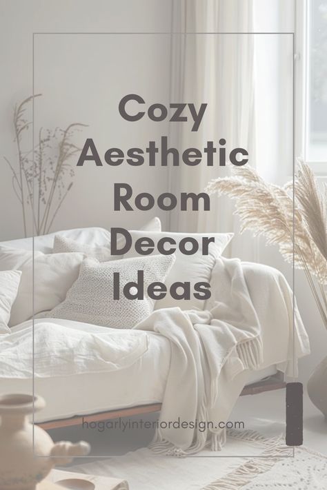 Aesthetic room decor ideas ideal for creating a cozy home environment. This pin showcases various charming decorations that can enhance any living space's inviting appeal. Cozy House Decor Ideas, Cozy House Decor, Cozy Aesthetic Room, Aesthetic Room Decor Ideas, House Decor Ideas, Charming Aesthetic, Freshen Up Your Home, Bedroom Colour Palette, How To Mix