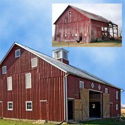 Before and after: 6 restored barns Old Barn Restoration, Farm Planning, Barn Makeover, Converted Barn Homes, Dream House In The Woods, Barn Remodel, Barn With Living Quarters, Ranches Living, Bank Barn