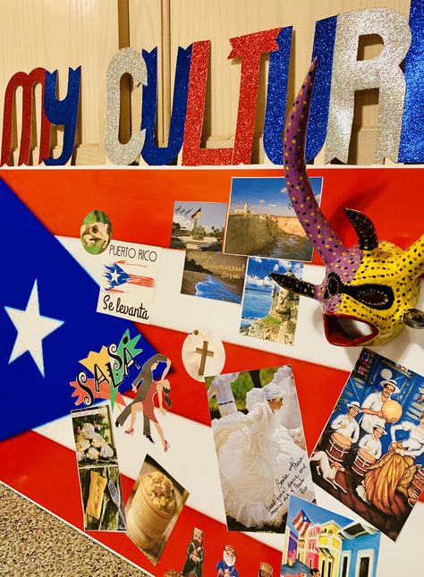 Our culture 🇵🇷 Heritage Doll School Project, Hispanic Heritage Month Crafts, Multicultural Crafts, Puerto Rico Pictures, Hispanic Art, Science Decor, Flag Crafts, Travel 2024, Easy Toddler Activities