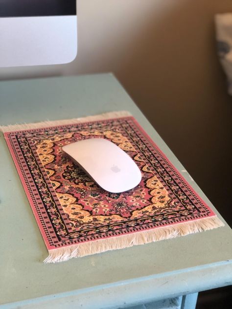 Amazon.com : Set of 2 Computer Carpet Mouse Pad | Oriental Style Rug Mouse Mat : Office Products Girly Desk, Corporate Girly, Mouse Mat, Office Products, Mouse Pads, Mouse Pad, Carpet, Computer, Desk