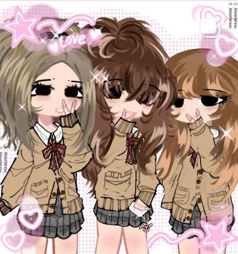 Gacha Club Coquette Outfits, Gyaru Gacha Club, Gacha Gyaru, Gyaru Anime, Gacha Characters, Female Avatar, Kawaii Core, Gyaru Fashion, Gacha Outfits