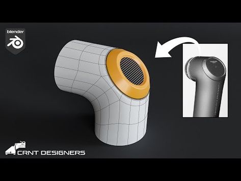 (15) flat circular detail on cylindrical bend _ how to model this design in blender - YouTube Blender Product Animation, 3d Modeling Blender, 3d Modeling Tutorial, Blender Tutorial, 3d Tutorial, Modeling Tips, Hard Surface, Blender 3d, 3d Modeling