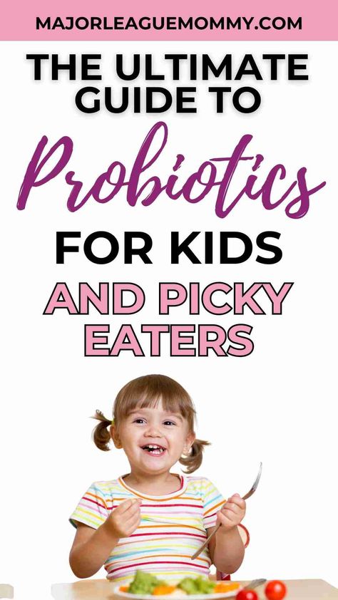 Discover the best probiotics for kids and picky eaters with our ultimate guide! Keep your kids healthy and happy with these tips and recommendations. Follow Major League Mommy for even more tips like this! Best Probiotics For Kids, Foods High In Probiotics, Probiotics For Kids, Sources Of Probiotics, Best Probiotics, Probiotic Skin Care, Strengthen Immune System, Summer Health, Probiotic Benefits