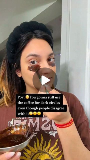 BEAUTY | SKIN CARE | FASHION on Instagram: "Dark circles ?? You are still using coffee eye mask❤️❤️

1️⃣This is the Homemade eye mask i have been using since over a year. Recipe shared at the end of this video.

 I love this Home remedy it helped me to reduce the appearence of dark circles. This has been working well for me, i have been using this from so long. 

✅Facts to know :- 
⭐️There are many reasons why people get dark circles under their eyes. It could be because of their genes, skin pigmentation, lack of sleep, or tiredness etc...

However, one of the main causes is when the skin under the eyes gets darker due to exposure to the sun's harmful rays. That's why it's crucial to apply sunscreen under the eyes every day. This can help prevent the skin from getting darker and developing Coffee Under Eye Mask, Coffee Eye Mask, Droopy Eyes, Under Eye Mask, Skin Pigmentation, Homemade Coffee, Overnight Mask, Coffee Powder, Lack Of Sleep