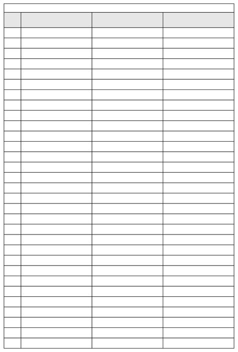 Blank 3 Column Spreadsheet Template Blank Spreadsheet, Phone List Template Free Printable, Form Template, Blank Forms Free Printable, 3 Column Template, Free Templates, Sign In Sheet Template, Cloud Template, Essay Template