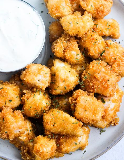 Baked Pork Panko Crusted Chicken Bites with Ranch - The Buttered Gnocchi Panko Chicken Bites, Pork Panko, Caveman Diet Recipes, Panko Crusted Chicken, Panko Chicken, Homemade Ranch, Gnocchi Recipes, Baked Pork, Kid Friendly Dinner