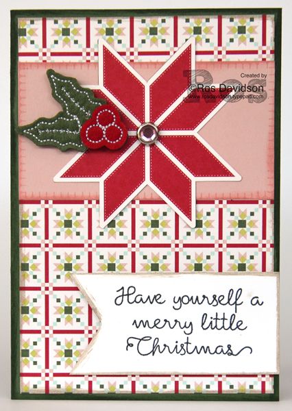 Stampin' Up! Heart of Christmas, Quilted Christmas Designer Series Paper Quilted Cards, Quilt Cards, Sewing Cards, Stampin Up Christmas, Designer Series Paper, Paper Christmas, Christmas 2017, Christmas Quilts, Christmas Cards To Make