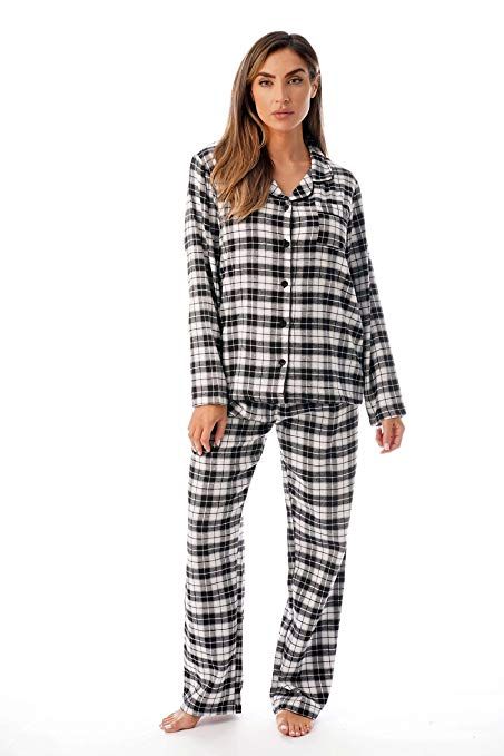 Just Love Long Sleeve Flannel Pajama Sets for Women #Sleep & Lounge, #Lingerie, Sleep & Lounge, #Clothing, #Women, #Clothing, Shoes & Jewelry, Pajama Sets For Women, Flannel Pj Pants, Sleepwear Black, Womens Flannel Pajamas, Cozy Pjs, Winter Sleepwear, Buffalo Plaid Flannel, Plus Size Pajamas, Flannel Pajama Sets