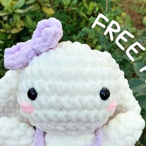 Free Crochet Plushie Patterns, Crochet Plushie Patterns, Quick Crochet Projects, Crochet Ornament Patterns, Crochet Butterfly Pattern, Easy Crochet Animals, Cozy Crochet Patterns, Crochet Bunny Pattern, Crochet Rabbit