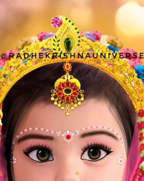 Radha Rani Digital Art, Painting , Radha Rani With parents , Radha Rani With Kirti Maa and Vrishbhanu , Radha Rani and Parents, Baby Radha , Kishori , Bal Radha Rani Radha Rani Gopi Dots, Radhe Makeup For Kids, Radha Makeup For Kids, Radha Face Painting, Gopi Dots Krishna Radha, Radha Shringar, Radha Rani Makeup Look, Gopi Dots Face Paintings, Bal Radha Rani