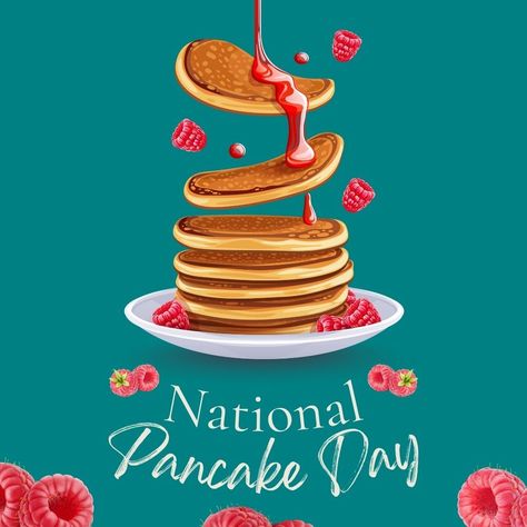 Happy National Pancake Day! 🥞🎉 Stack 'em high and enjoy every delicious bite! 🍯 #NationalPancakeDay #PancakeLove #BreakfastBliss #StackedAndHappy #SweetStart National Pancake Day, Pancake Day, Tart, Pancakes, Real Estate