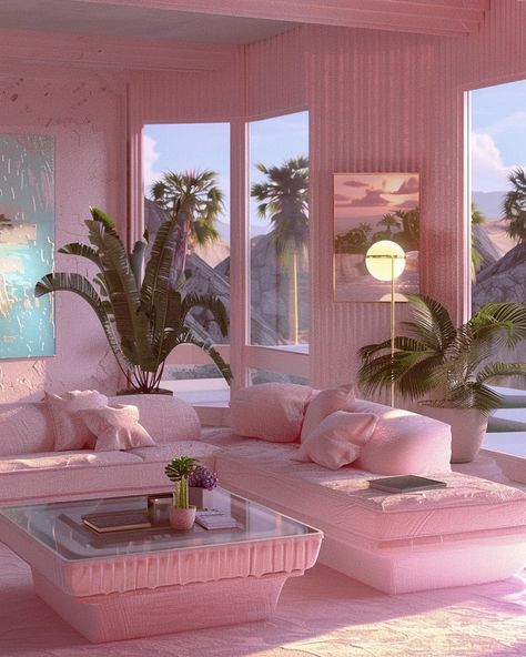 [AI] 80s cotton candy haven 🩷 Get your wall posters on liminaldestinations.com (link in bio!) • • • • (AI images — MJ 6) #80sinterior #1980sinterior #80saesthetic #1980s #80svibes #80snostalgia #80sdecor #80s #vintage #interiordesign #homedecor #luxuryhomes Dreamy 80s Aesthetic, Pastel 80s Aesthetic, 1980 Interior Design, 1980s Mansion, 80s House Aesthetic, 80s Apartment Aesthetic, 80s Mansion, Vintage 80s Aesthetic, Barbie Mansion