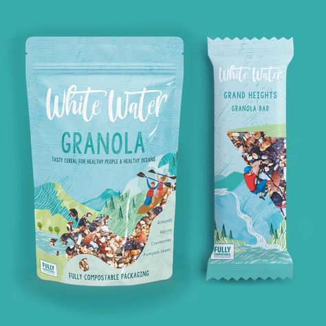 Granola Packaging, Food Product Development, Granola Brands, Packaging Concept, Cinnamon Granola, Nut Granola, Pumpkin Cranberry, Fruit Packaging, Consumer Packaging