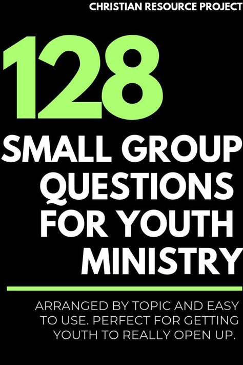 Topics To Preach About, Small Group Discussion Questions, Youth Group Lessons Church, Christian Youth Group Ideas, Youth Group Ideas, Church Youth Group Activities, Youth Sermons, Youth Ministry Lessons, Youth Bible Lessons