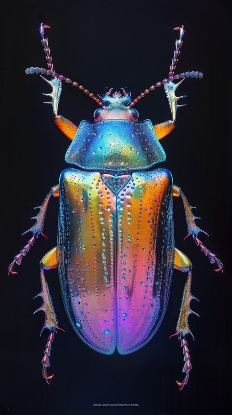 Beautiful Bugs Insects, Beetle Reference, Beautiful Beetles, Insect Design, Pretty Insects, Colorful Bugs, Bug Texture, Insects Drawing, Beetle Photography