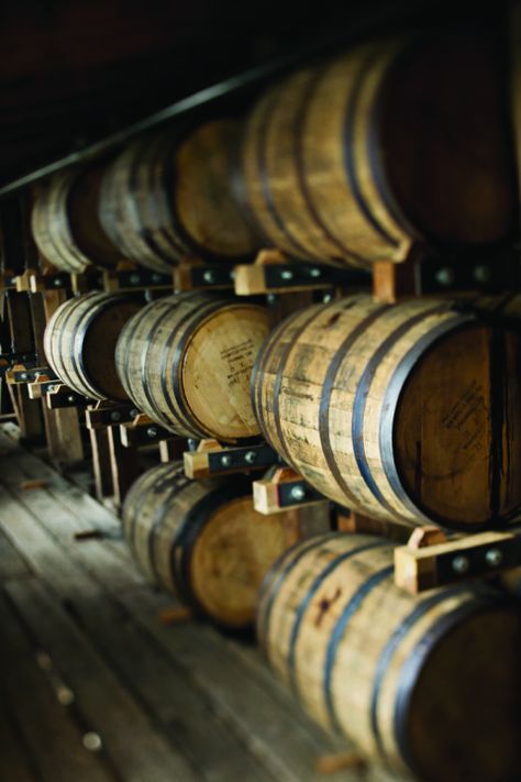 Because of the aging process, whiskey is kept in barrels for several years by most distillers... Whiskey Cellar, Whisky Distillery, Wine Cave, Whisky Drinks, Bbq Food, American Spirit, Bourbon Whiskey, Aging Process, Jack Daniels