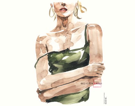 MOODBOARDS on Behance Watercolor Art Face, Fashion Illustration Watercolor, Cat Air, Watercolor Fashion, Canvas For Beginners, Canvas Painting Ideas, Seni Cat Air, 수채화 그림, Watercolor Art Lessons