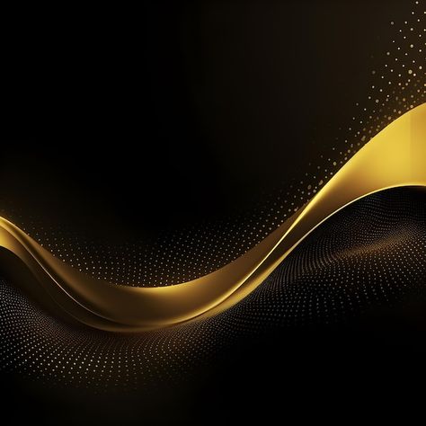 Black Luxury Background, Yellow Gold Background, Black Background With Gold, Photo Yellow, Pillar Design, Luxury Background, Yellow Design, Yellow Ribbon, Black Luxury