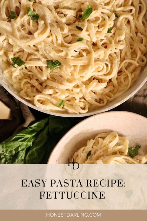 Simple Pasta Dinner, Fettuccine Recipe, Fettuccine Recipes, Simple Pasta, Easy Pasta Dinner, Easy Dinner Recipe, Pasta Dinner Recipes, Fettuccine Alfredo, Entree Recipes