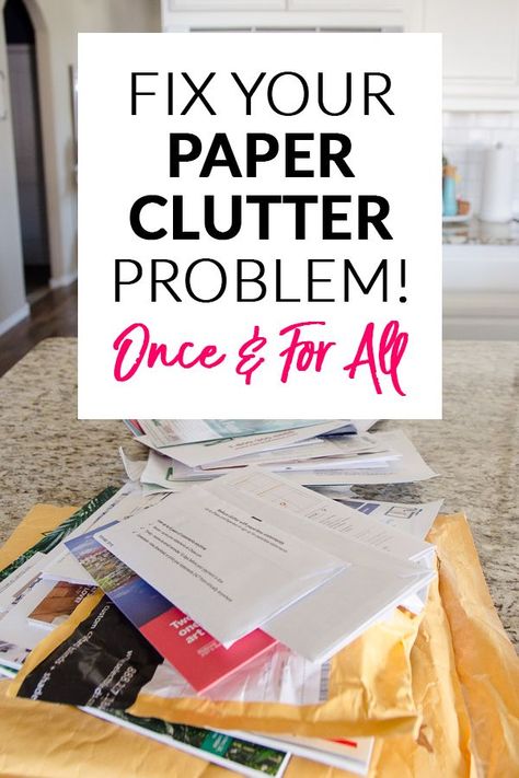 Do piles of paper form in your home over and over? This detailed post breaks down how to conquer the paper and mail clutter for good! Home Organization, Declutter, Organized Home Mail And Paper Organization, How To Organize Bills And Mail At Home, Mail Clutter Solutions, How To Organize Mail And Bills, Organize Mail Clutter, Mail Organization Ideas, Decluttering Paper, Polished Habitat, Paper Clutter Organization