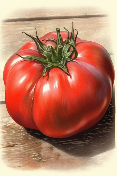 Tomato Images, Soup Recipes Tomato, Tomato Clipart, Tomatoes Soup, Tomatoe Soup, Tomato Drawing, Soup Tomato, Fruit Art Drawings, Vegetable Painting