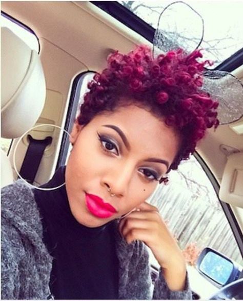 Hair Color Plum, Natural Hair Rules, Short Natural Haircuts, Plum Hair, Tapered Natural Hair, Natural Hair Cuts, Tapered Hair, Natural Hair Short Cuts, Hairstyle Gallery