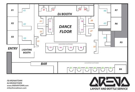 arena plan-page-001 Night Club Floor Plan, Nightclub Floor Plan, Club Floor Plan, Ig Highlight Covers Icons Aesthetic Black, City Structure, Club Design Interior, Club Layout, Vip Table, Bar Flooring