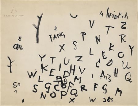 Paul Klee, Beginning of a poem. Asemic Writing, Alfabet Letters, Visual Poetry, Writing Prompt, Paul Klee, Text Art, A Poem, Mark Making, Cubism