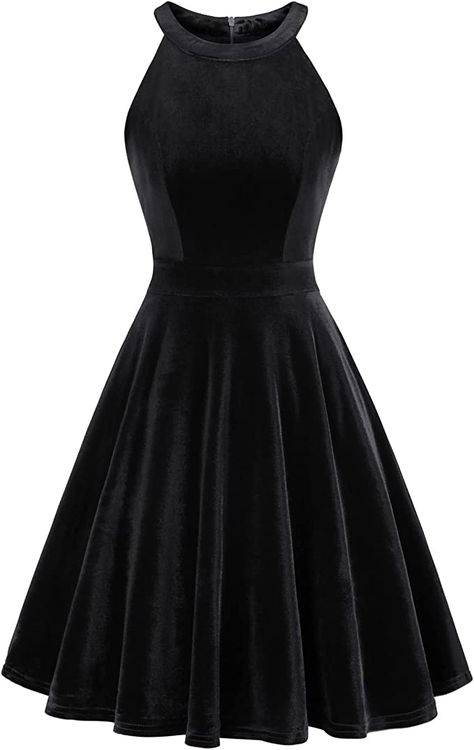 Cocktail Dress For Teens, Middle School Dance Dresses, School Dance Outfits, High Neck Halter Dress, Halter Homecoming Dress, Halter Dress Short, School Dance Dresses, Homecoming Dresses Black, Halter Top Dresses